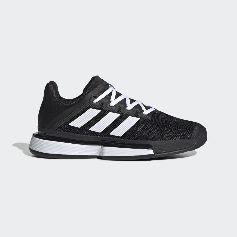 Pantofi Tenis Adidas SoleMatch Bounce Dama Romania - Negrii/Albi EG1137
